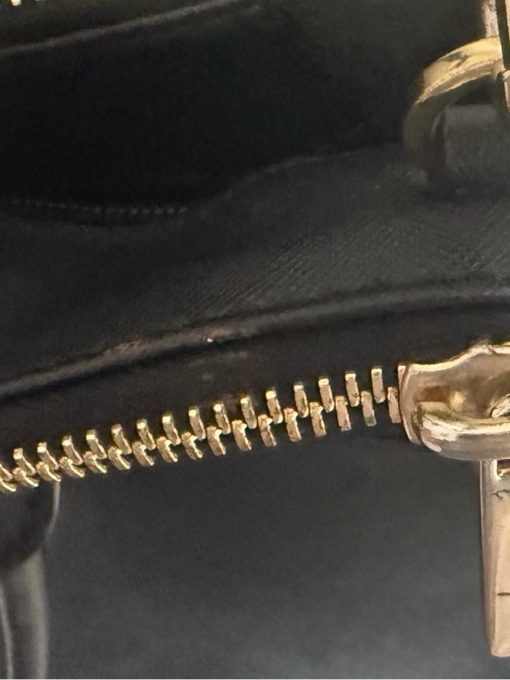 ** FAIR CONDITION- CALLOUTS **Michael Kors Black Leather Satchel - Picture 12 of 16